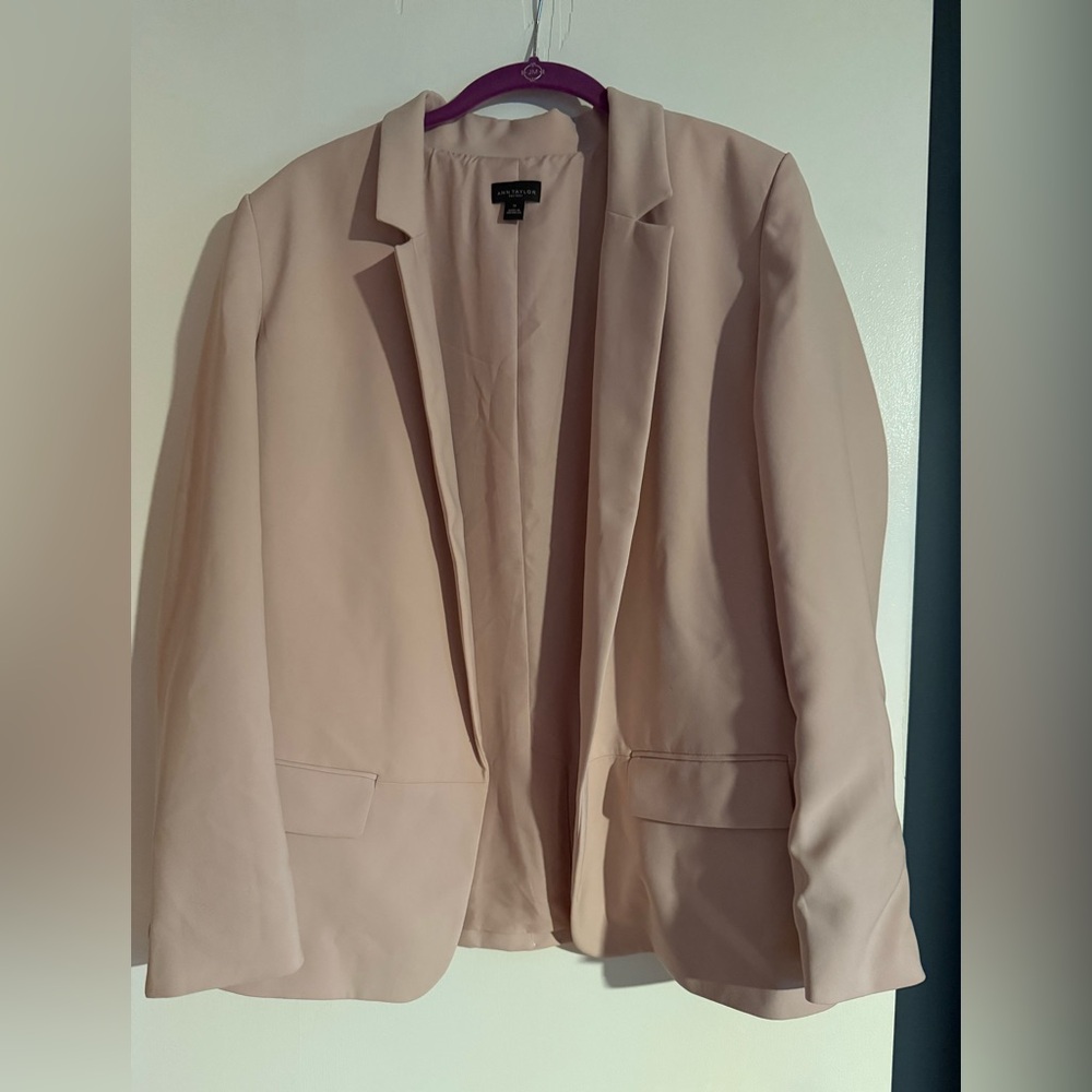 Ann Taylor Blush Pink Blazer